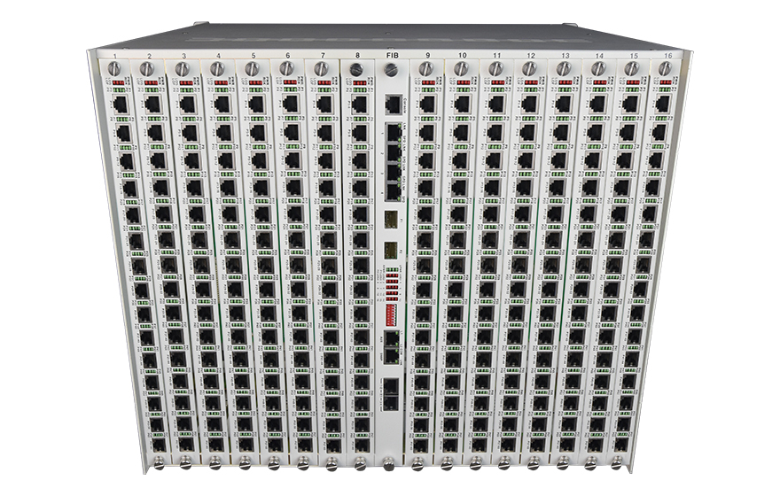 飛暢科技-960路電話光端機(jī)（8U 19英寸，SFP 1+1光備份）